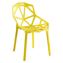 Creative furniture Nordic fashion hollow chair hotel leisure coffee chair metal leg dining chair